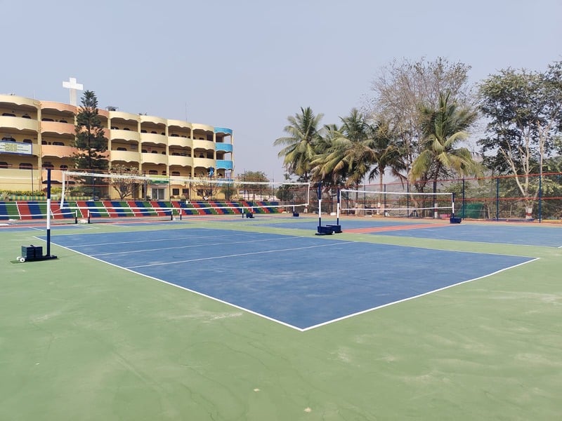 Sports courts at the St. Mary's campus
