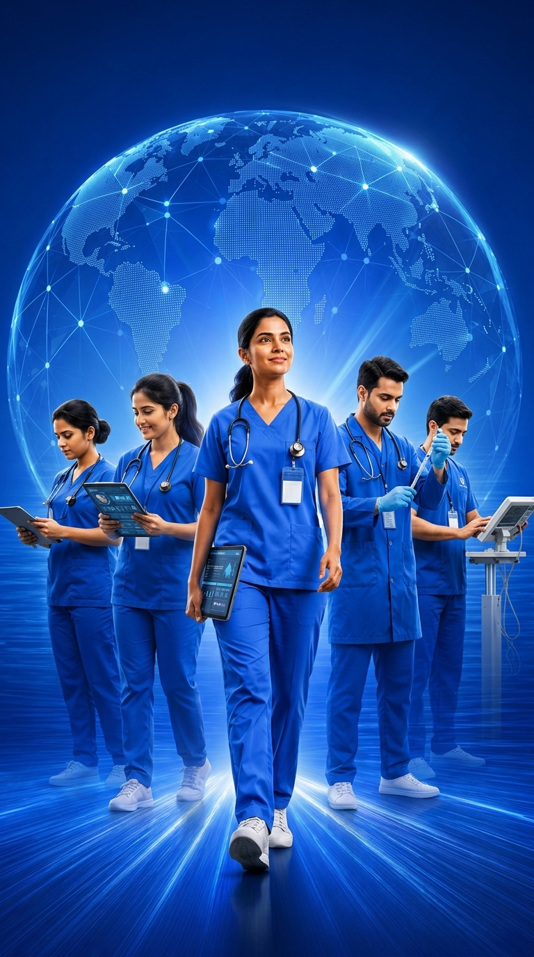 Carebridge healthcare professionals on a global pathway