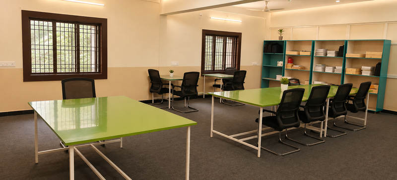Speech therapy learning room